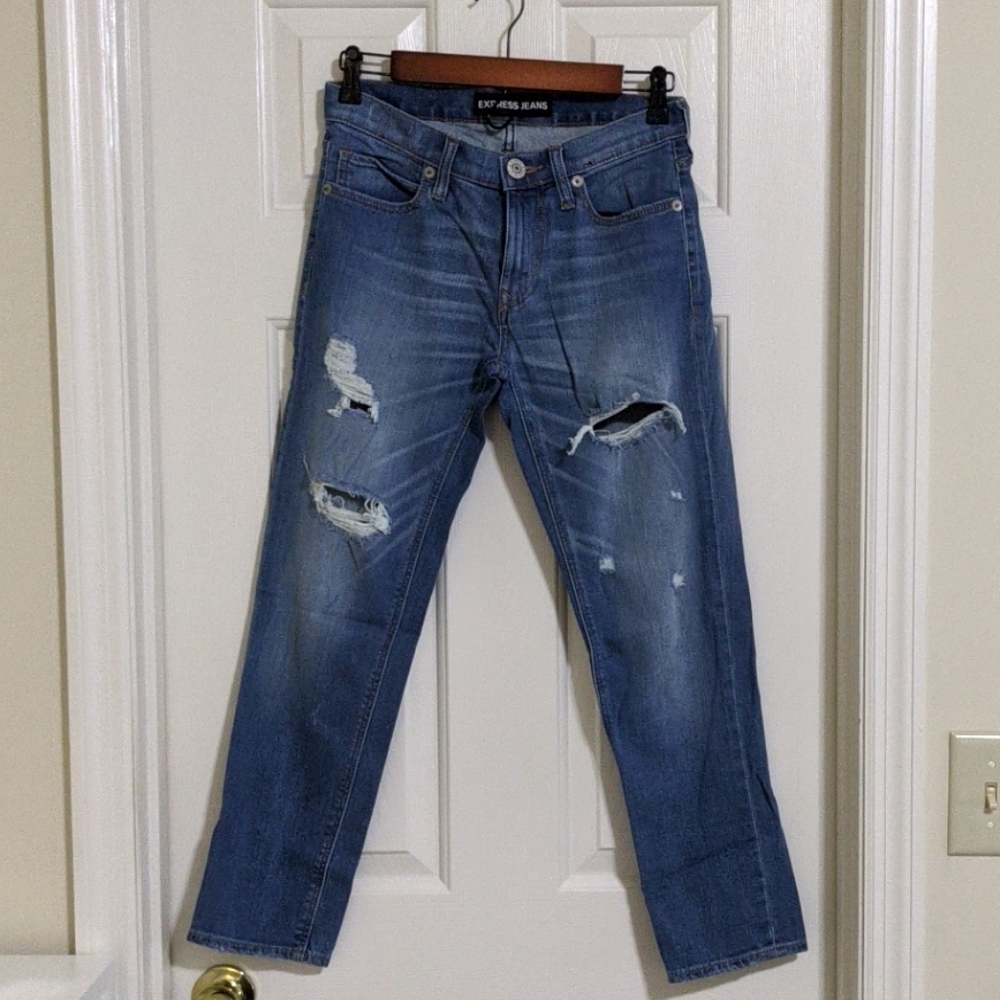 Express Girlfriend fit Denim size 00